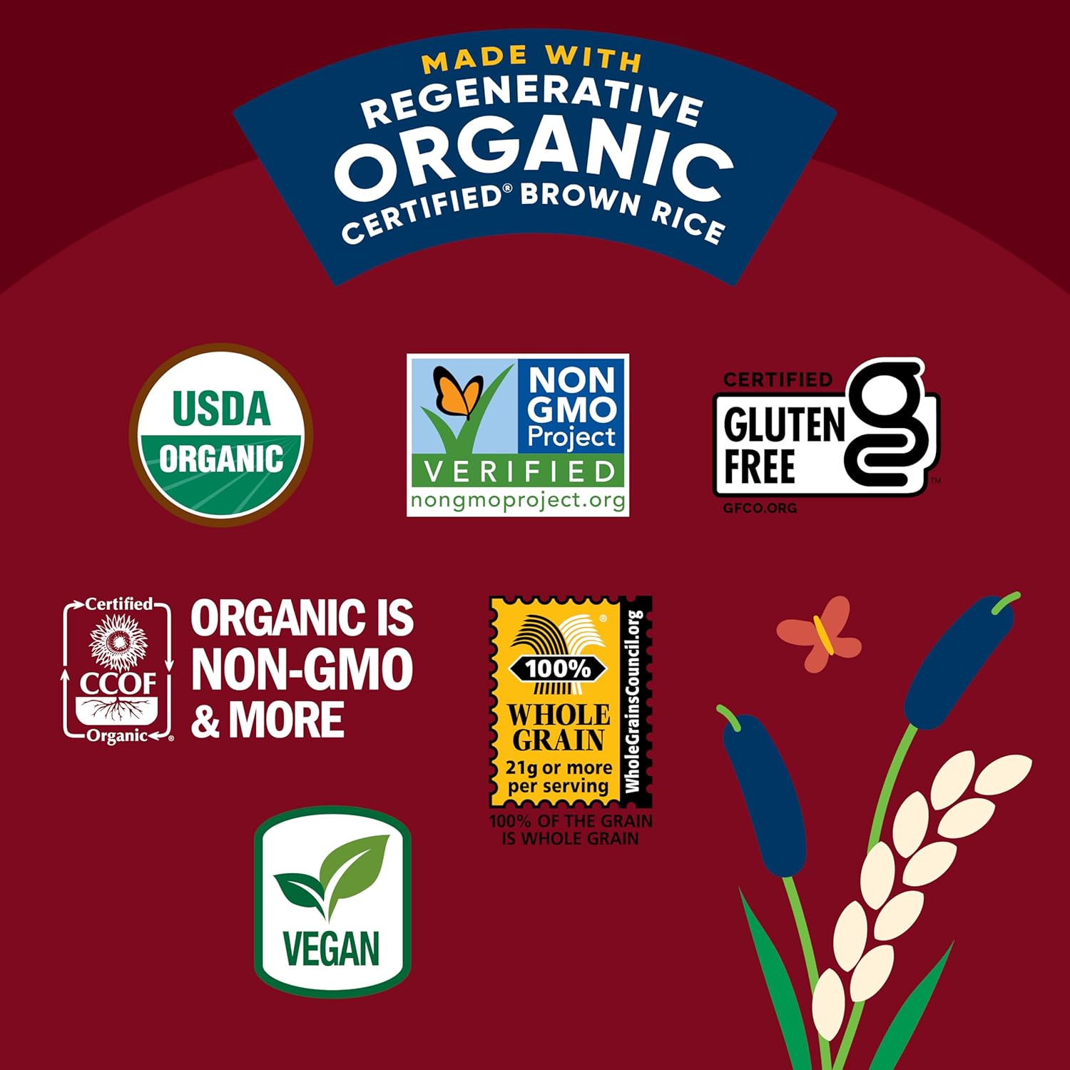 Lundberg Organic Rice Cake Minis, Apple Pie, 6-Pack β Regenerative Organic Certified Mini Rice Cakes, Healthy Snacks, Vegan, 5 Oz Ea : Grocery & Gourmet Food