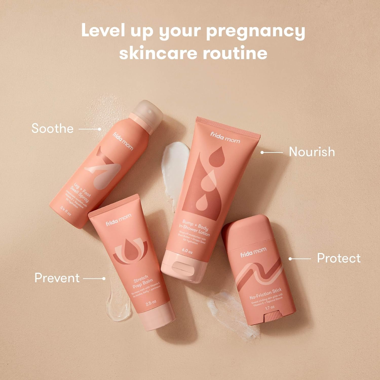 Frida Mom Bump + Body In-Shower Lotion - Moisturizing + Hydrating for Pregnant Dry & Stretched Skin - 6 oz : Beauty & Personal Care