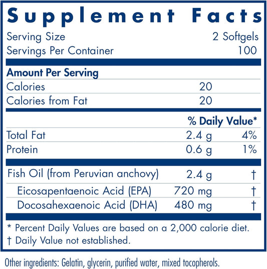Allergy Research Group Super EPA - 200 Softgels