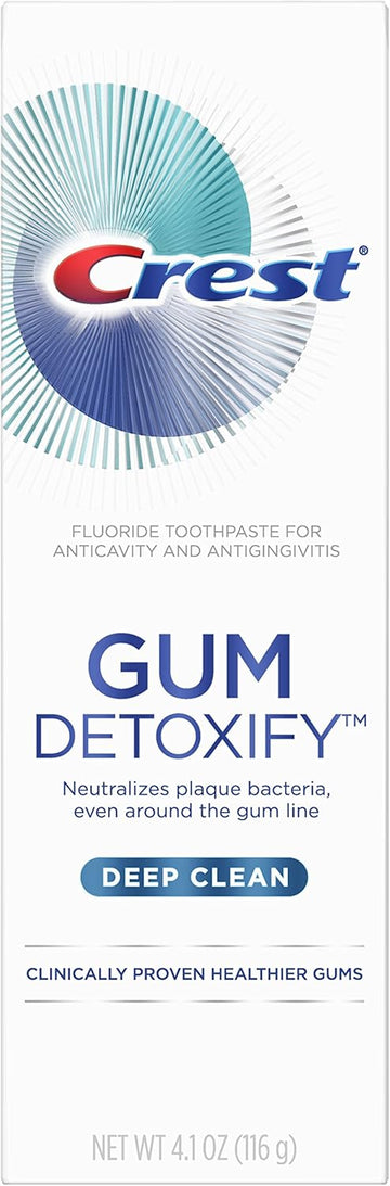 Crest Gum Detoxify Deep Clean Toothpaste, 4.1 Oz