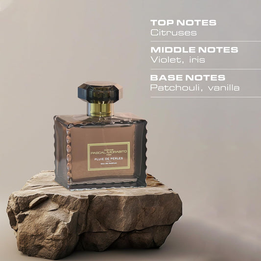 Pluie De Perle - 3.4 Oz Eau De Parfum - Fragrance Mist For Women - Sweet Gourmand Floral Scent - Perfume Spray With Citrus, Violet, Vanilla, Patchouli Accords