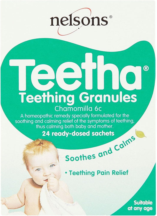 Nelsons Teetha Teething Granules 24 Sachets
