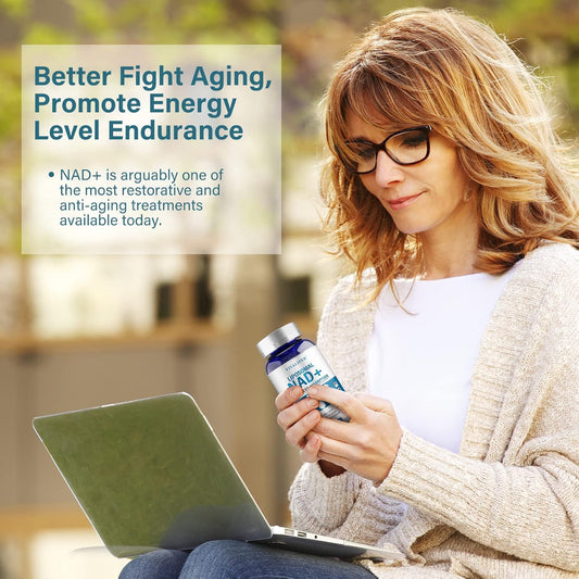 Nmn Supplement Alternative 750Mg - 120 Capsules For Maximum Absorption - Liposomal Nad+ Supplement Promotes Anti-Aging, Antioxidant Support, Metabolism & Energy Boost