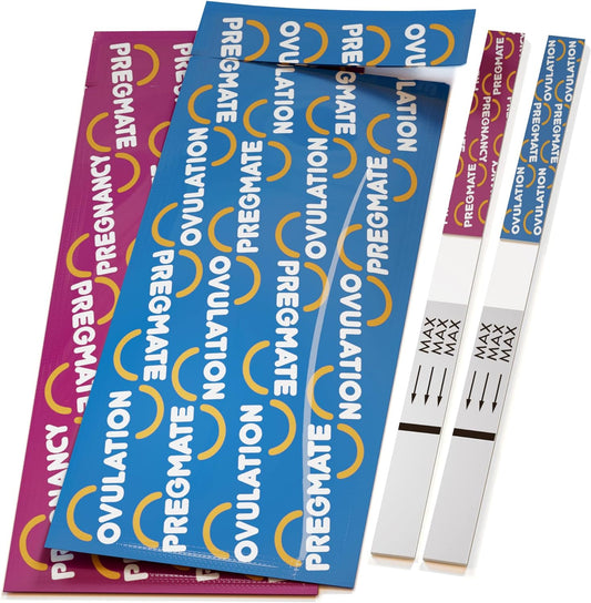 Pregmate 100 Ovulation And 20 Pregnancy Test Strips Predictor Kit