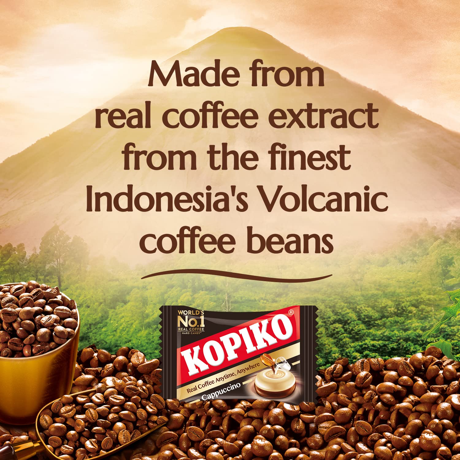 Kopiko Coffee & Cappuccino Candy – Bold-Tasty Hard Candy From Indonesia With Real Coffee Extract – A Satisfying Boost For On-The-Go Energy (2-Pack, 4.23Oz Each) : Chocolate And Candy Assortments : Grocery & Gourmet Food