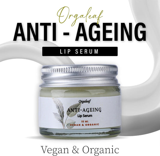 Orgaleaf Anti Ageing Lip Balm (Lip Serum), Vegan, Natural, 15 Ml