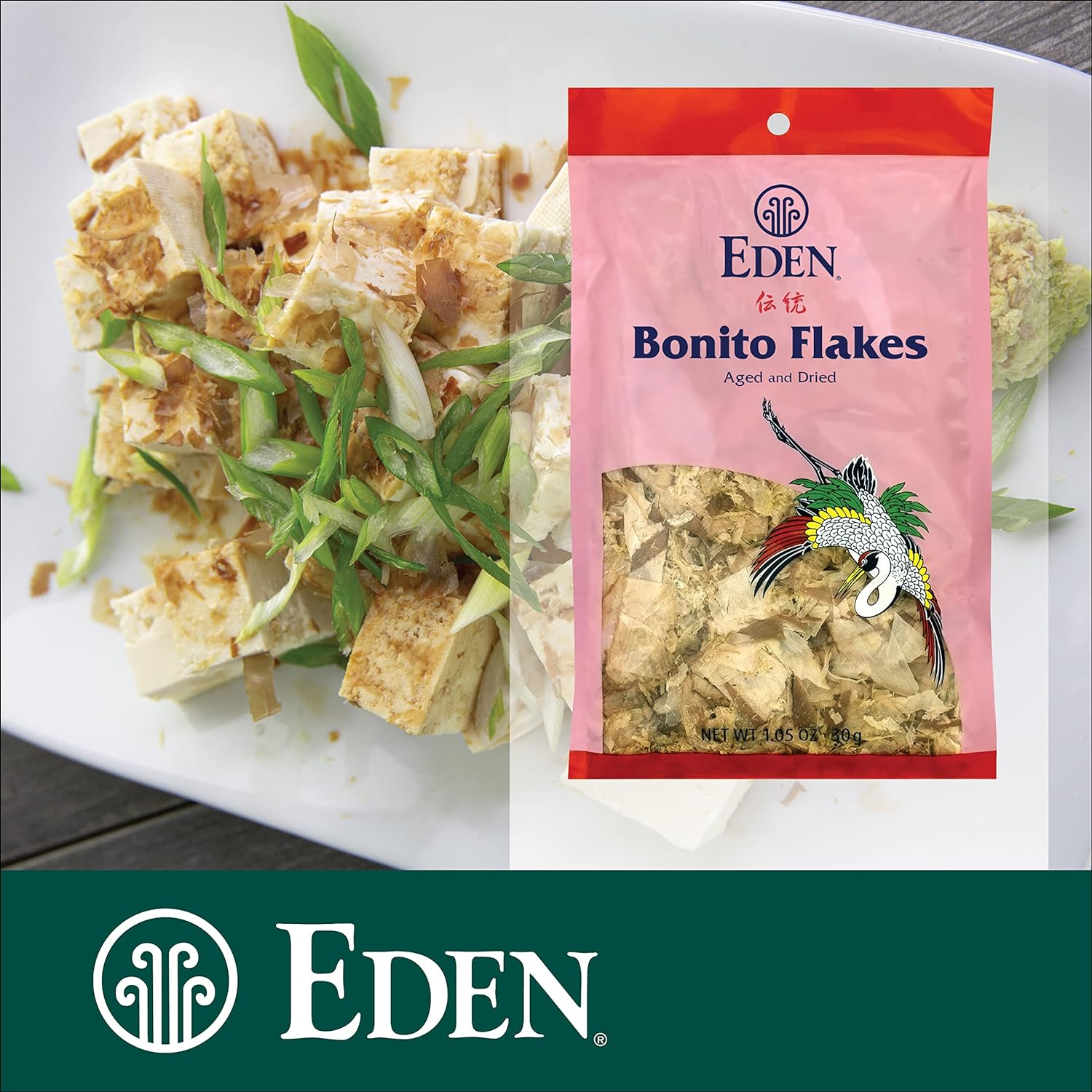 Eden Japanese Bonito Flakes, Shaved Skipjack Tuna, Katsuobushi , Traditionally Aged And Dried, Hardwood Smoked, Make Dashi And Miso Soup, 1.05 Oz : Grocery & Gourmet Food