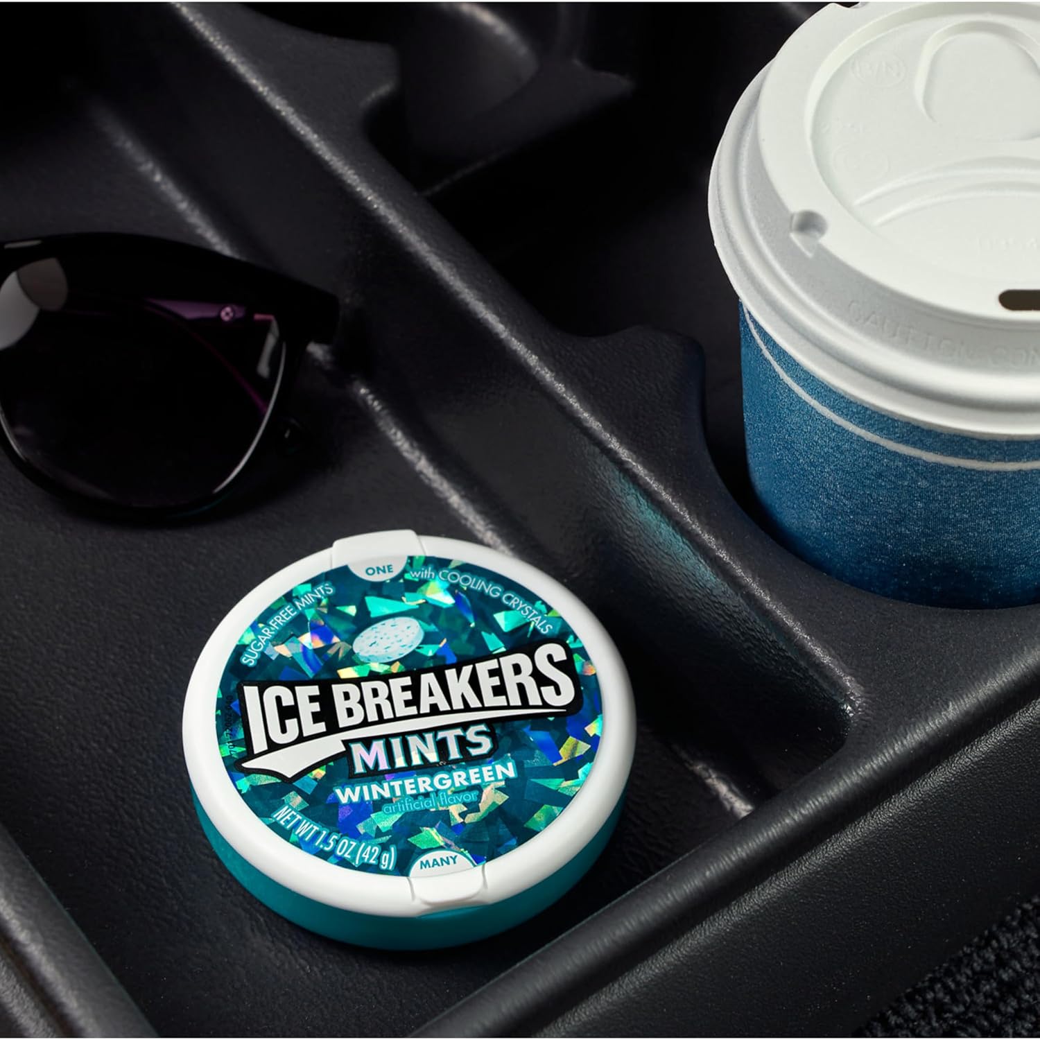 Ice Breakers Wintergreen Sugar Free Breath Mints Tins, 1.5 Oz (8 Count)