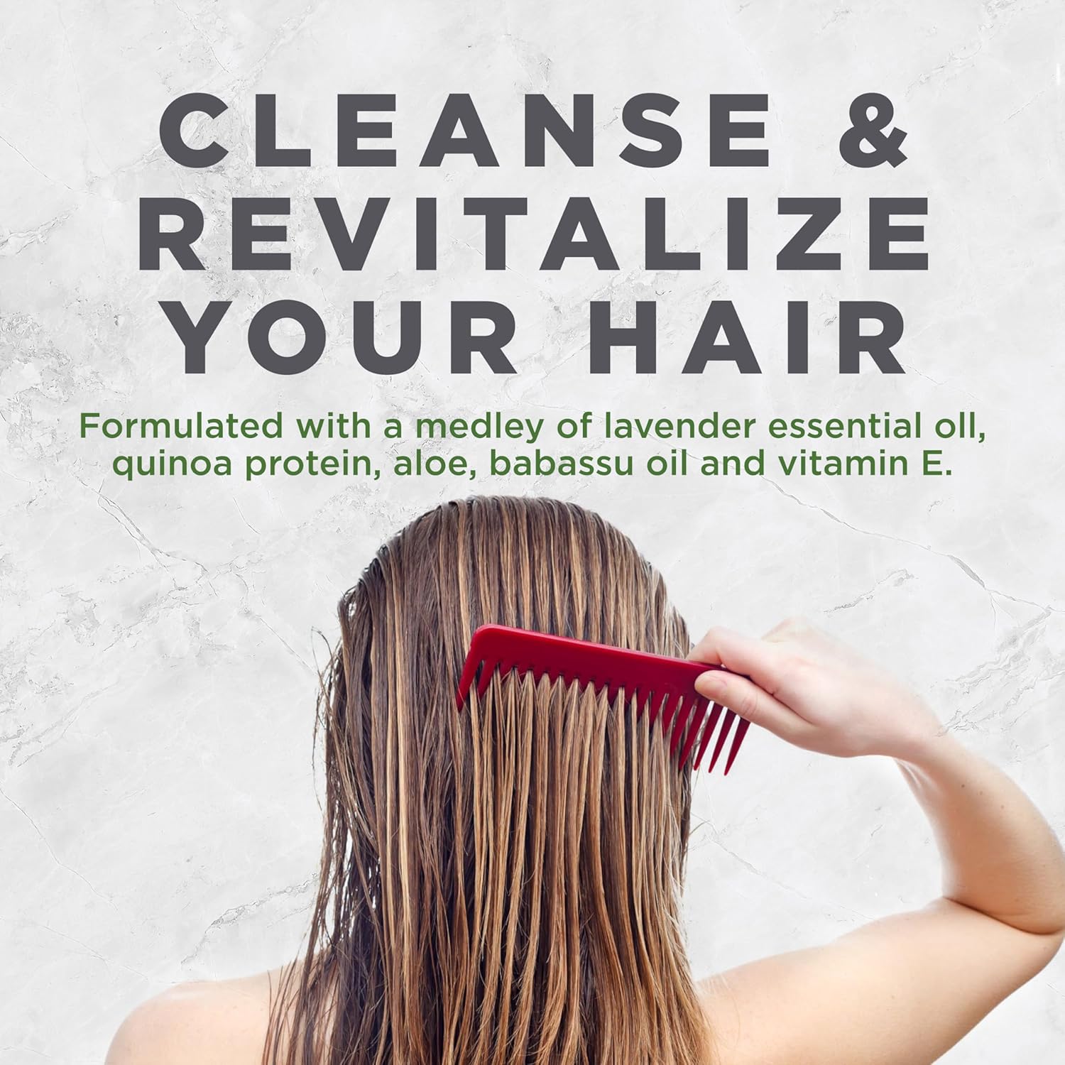 Avalon Organics Revitalizing Lavender Shampoo, For Smooth, Shiny, Touchably Soft Hair For Normal To Dry Hair, 32 Fluid Ounces : Hair Shampoos : Beauty & Personal Care