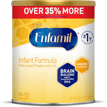 Enfamil Infant Formula, Milk-Based Baby Formula With Iron, Omega-3 Dha & Choline, Powder Can 29.4 Oz