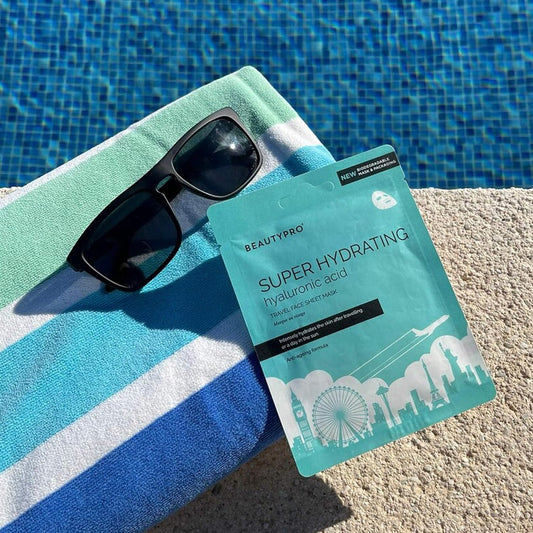 Beautypro Super Hydrating Face Mask Hyaluronic Acid Bamboo Sheet Natural Moisturising Korean Skincare Brightens Tones Nourishes Combats Dry Skin Multi Award Winning Brand