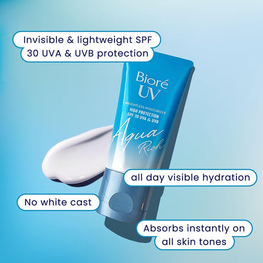 Biore Uv Aqua Rich Water Essence Sunscreen Spf 30 50Ml
