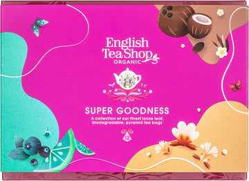 English Tea Shop Organic Super Goodness Collection - 12 Loose Leaf Pyramid Tea Bags
