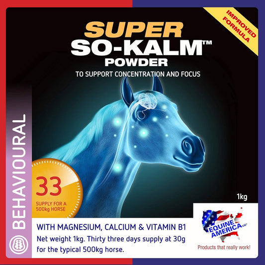 Equine America So Kalm Paste | Premium Ready To Use Horse & Pony Supplement | Support For Calming Behaviour | 30 Ml | 2 Pack
