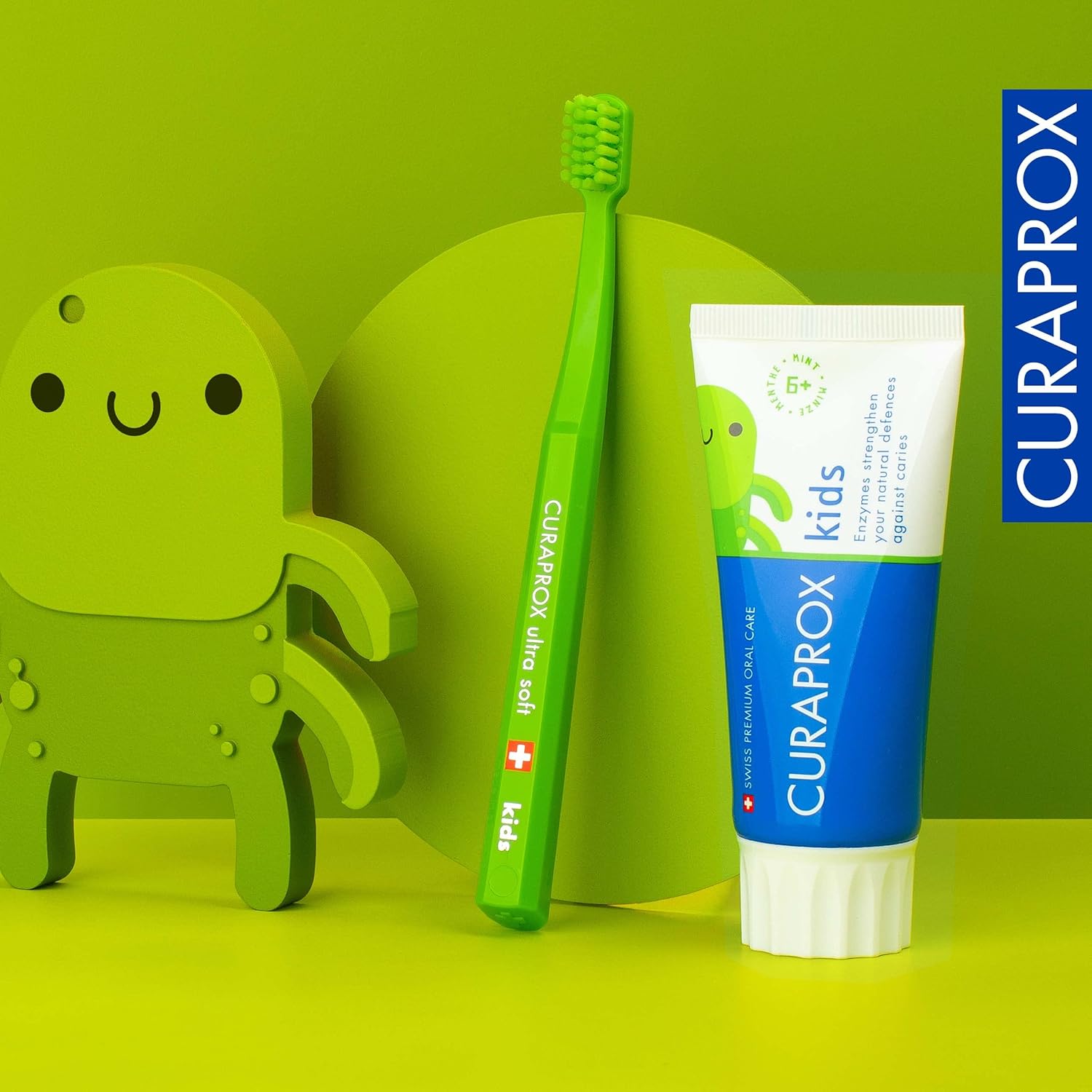 Curaprox Children's Toothpaste CS Kids Mint, 60ml - Toothpaste for Kids 6 + Years with 1,450 ppm Fluoride - SLS Free, Microplastic Free & Triclosan Free Kids Toothpaste. : Amazon.co.uk: Health & Personal Care