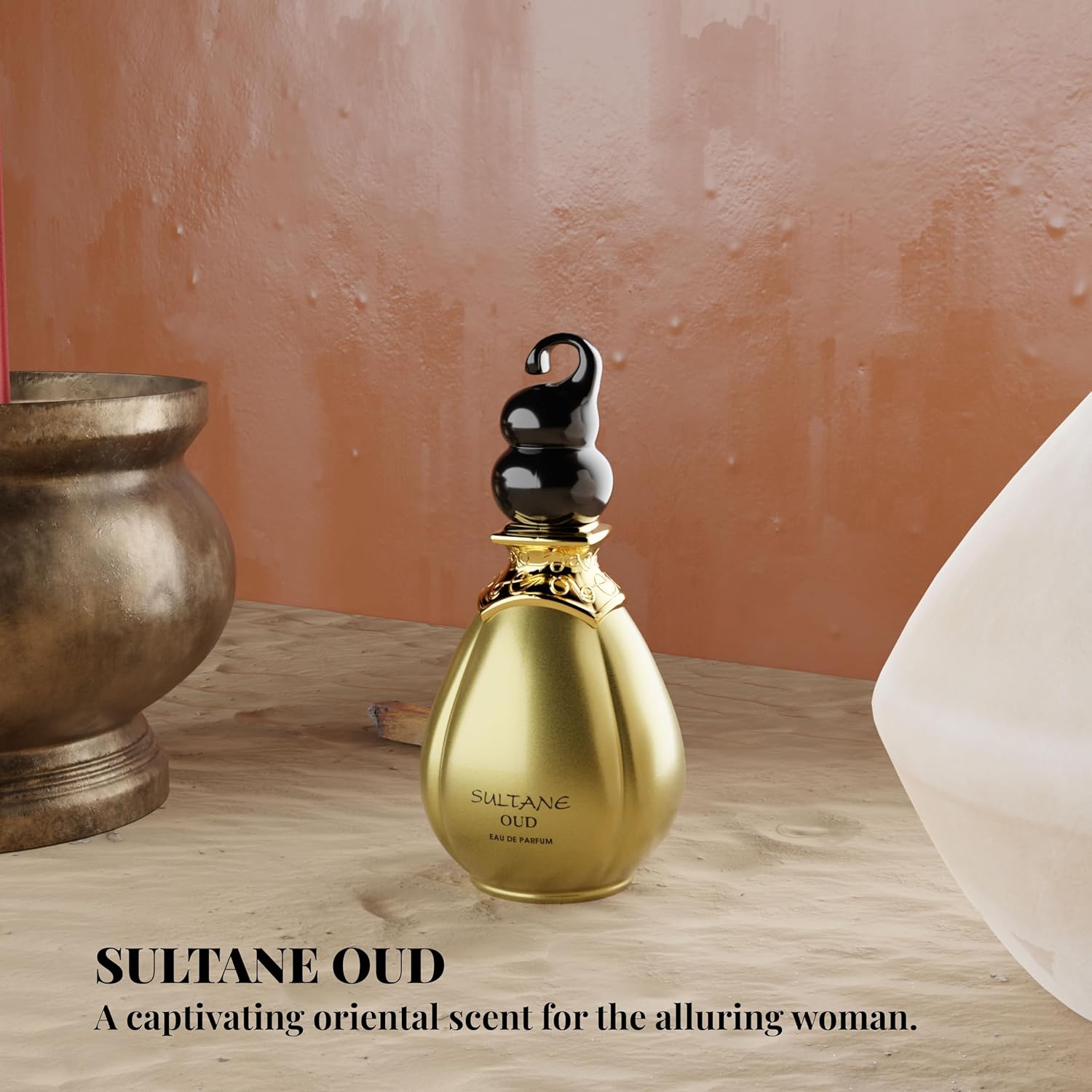 Jeanne Arthes - Sultane Oud Eau De Parfum - Spray Perfume For Women - Oriental Scent - Notes Of Rose, Saffron, Geranium - Made In France - 3.38 Fl.Oz : Beauty & Personal Care