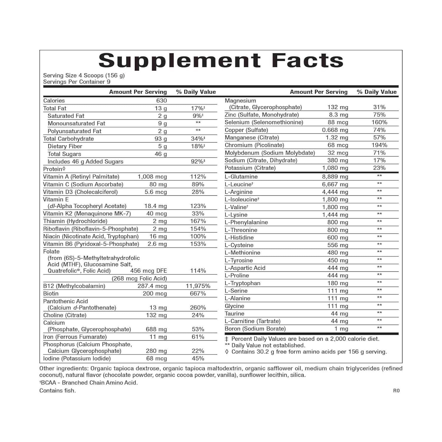 Bioclinic Naturals - ElementAll Biological Diet Chocolate 49.5 Ounce : Health & Household