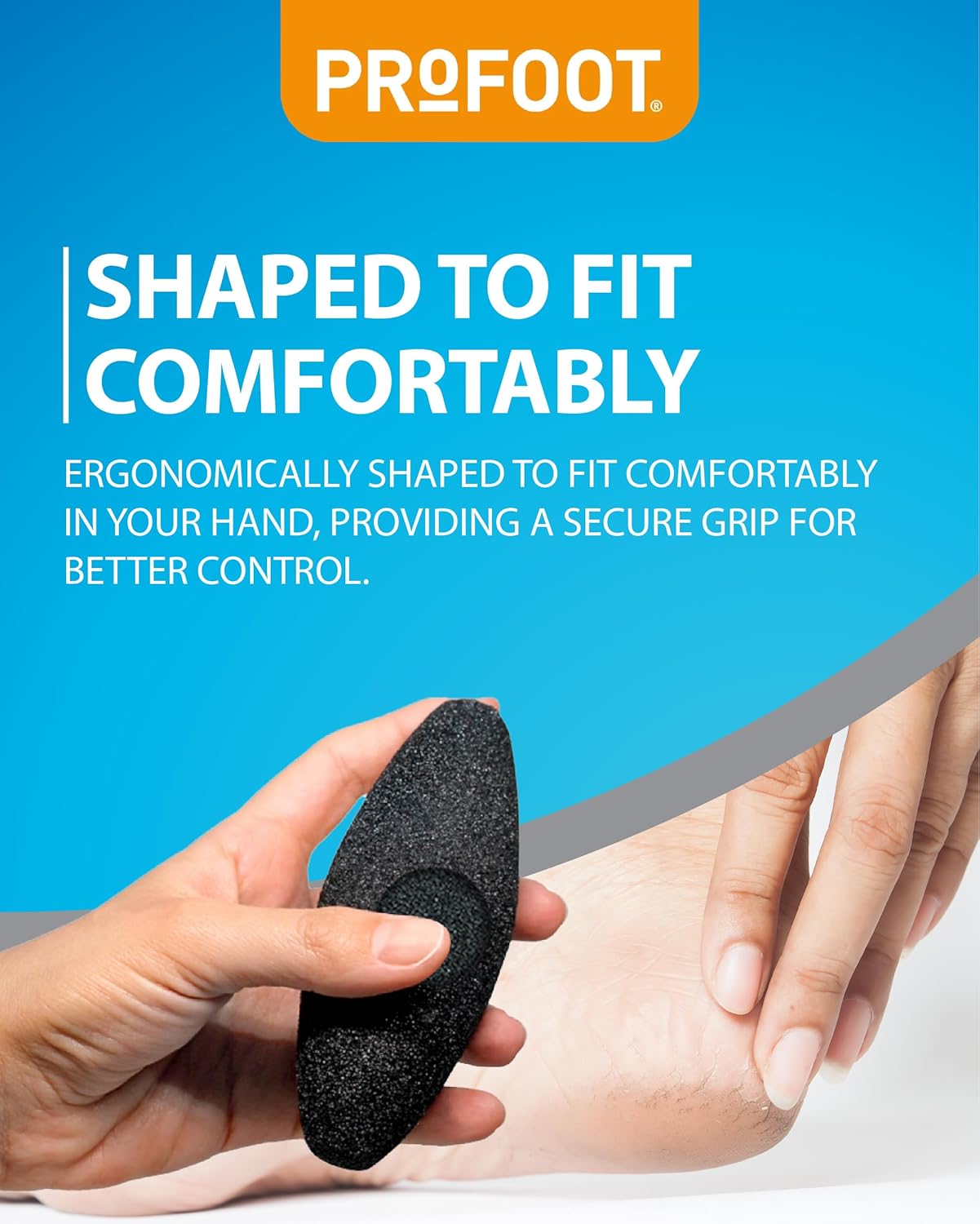 Profoot 360 Foot File - Foot File Ideal for Calluses - Ergonomic Unique Design - Removes Hard Skin and Calluses - Gentle Remover Leaving Feet Smooth : Amazon.co.uk: Health & Personal Care
