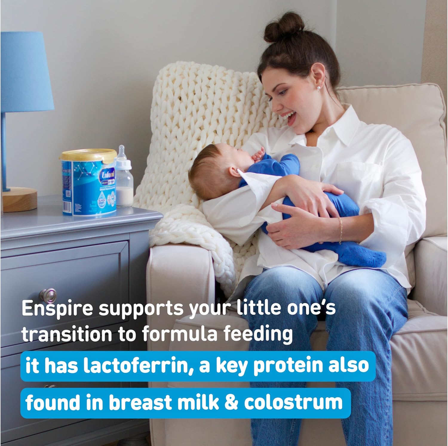 Enfamil Optimum Baby Formula, Our Closest Formula To Breast Milk, Immune-Supporting Lactoferrin Also Found In Breast Milk, Brain-Building Dha, 20.5 Oz