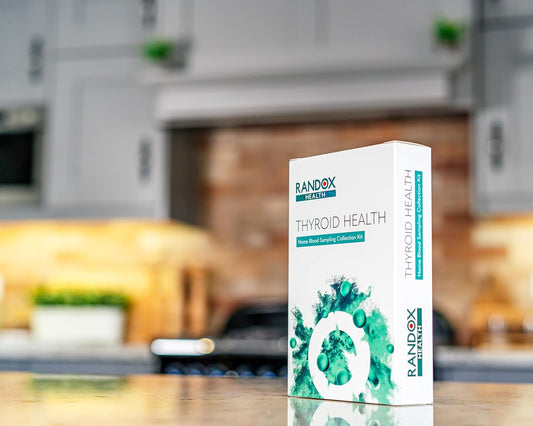 Thyroid Health Test | Thyroid Testing Kit | Thyroid Blood Test | Randox Health | Tsh, T4, T3, Anti-Tg, Anti-Tpo | At-Home Thyroid Test Kit | Personalised Health Report | Health Results In 2-3 Days