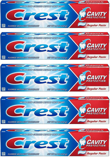 Crest Toothpaste 8.2 Ounce Cavity Protect 5-Pack