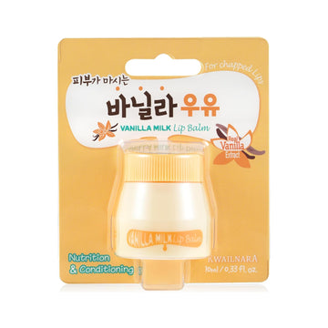 Kwailnara Vanilla Milk Lip Balm - Moisturizing And Nourishing Korean Lip Care With Milk Protein, Royal Jelly, Beeswax & Shea Butter β Glossy Finish - Daily Or Overnight Lip Mask, 0.33 Fl Oz : Beauty & Personal Care
