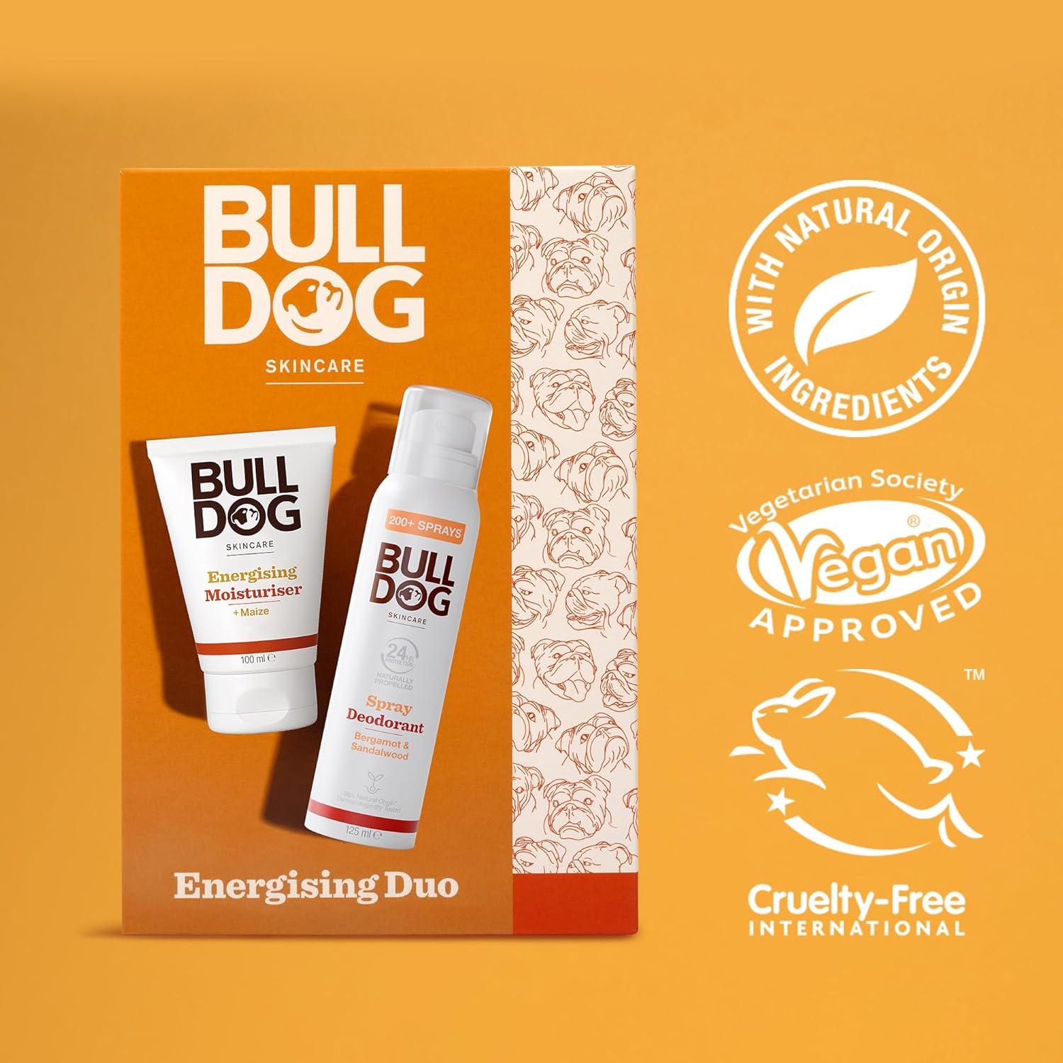 Bulldog Skincare | Men's Gift Set | Energising Daily Duo : Amazon.co.uk: Beauty