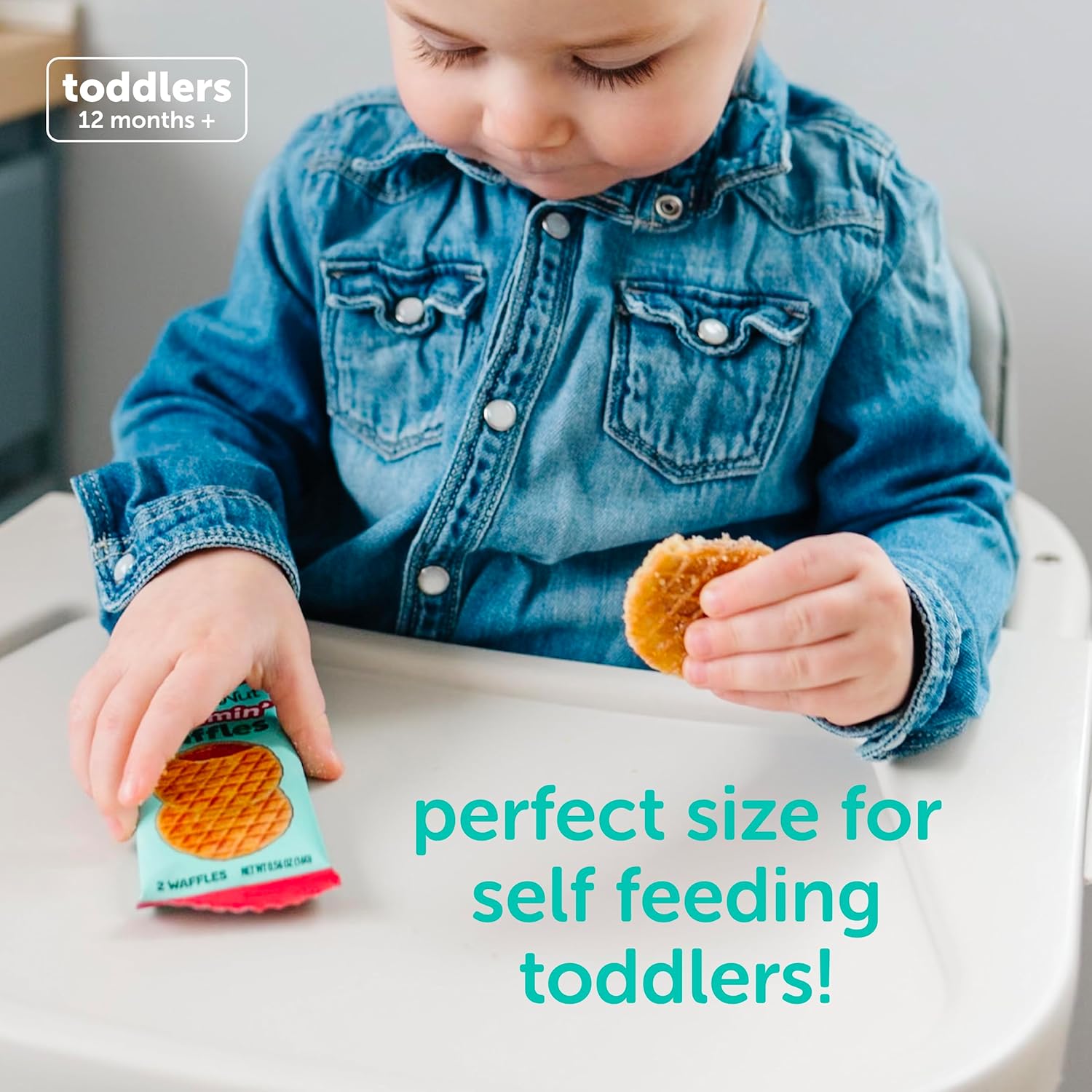 Beech-Nut Toddler Snacks Jammin' Waffles with Fruit Filling for Babies & Toddlers, Pear Raspberry, 10 Boxes (50 Individually Wrapped Packs) : Baby