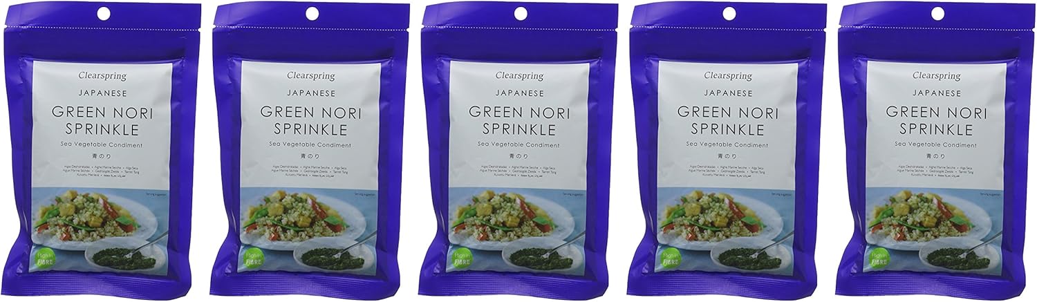 Clearspring Japanese Green Nori Sprinkle 20 grams (Pack of 5) : Amazon.co.uk: Grocery