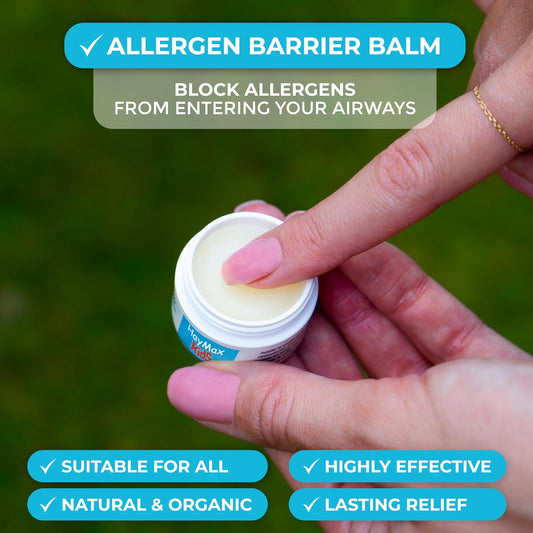 Haymax Allergen Barrier Balm - For Kids 5Ml - Organic, Natural & Non-Drowsy Hay Fever & Allergy Relief Balm - Traps & Blocks Pollen, Dust & Other Allergen Particles - Apply Around The Nose & Eyes