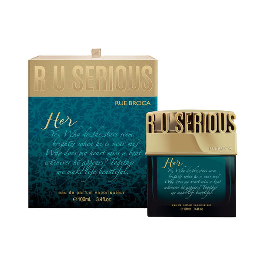 R U Serious Her Eau De Parfum Spray For Women, 3.4 Fl. Oz – Fruity Floral Fragrance With Warm Woody Notes