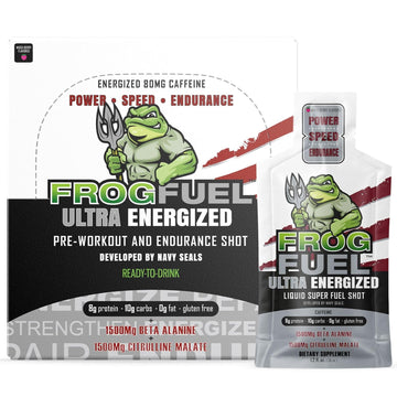 Frog Fuel Ultra Energized Pre Workout Shot, 80Mg Caffeine, 1500Mg Beta