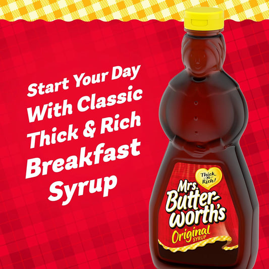 Mrs. Butterworth'S Syrup, Original, 24 Ounce (Pack Of 12)