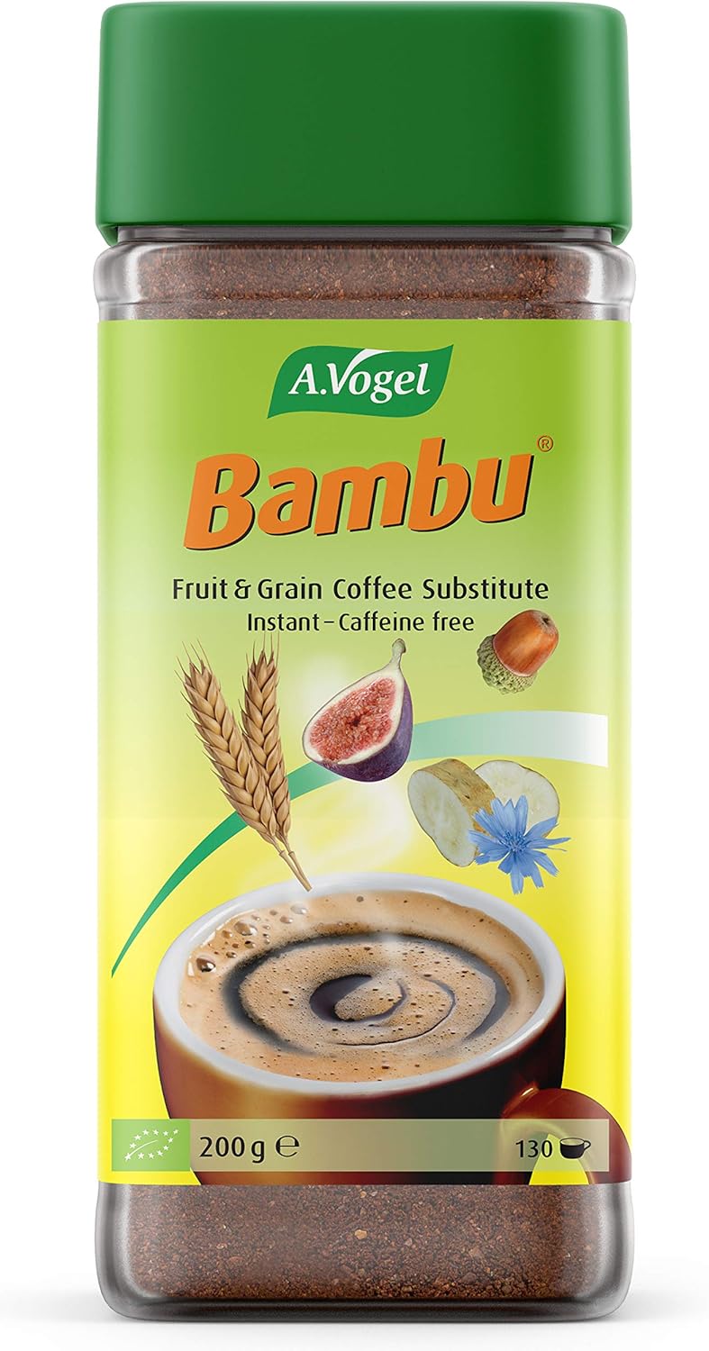 A.Vogel Bambu Fruit & Grain Coffee Substitute | Caffeine-free | Organically Grown Natural Ingredients | 130 Servings | 200g : Amazon.co.uk: Grocery