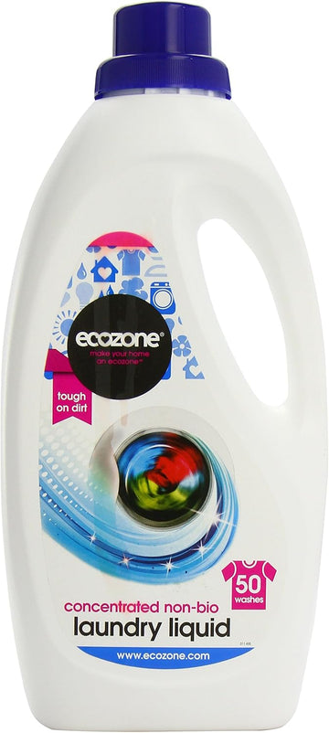 Ecozone Non Bio Laundry Liquid 50 Washes 2 Litre (Pack Of 6)