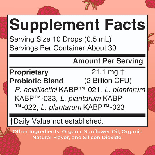 Maryruth Organics Baby Probiotic Drops | Liquid Precision Probiotics For Digestive Health | Colic Calm | Occasional Colic Baby Relief | Usda Organic | Vegan | Baby Essentials| 30 Servings