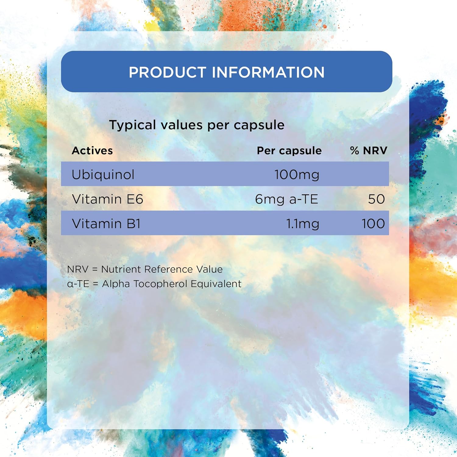 Healthspan Ubiquinol 100mg | 60 Capsules | Coenzyme Q10 | Added Vitamin B1 | Heart Health | Energy Metabolism | Vegan : Amazon.co.uk: Health & Personal Care