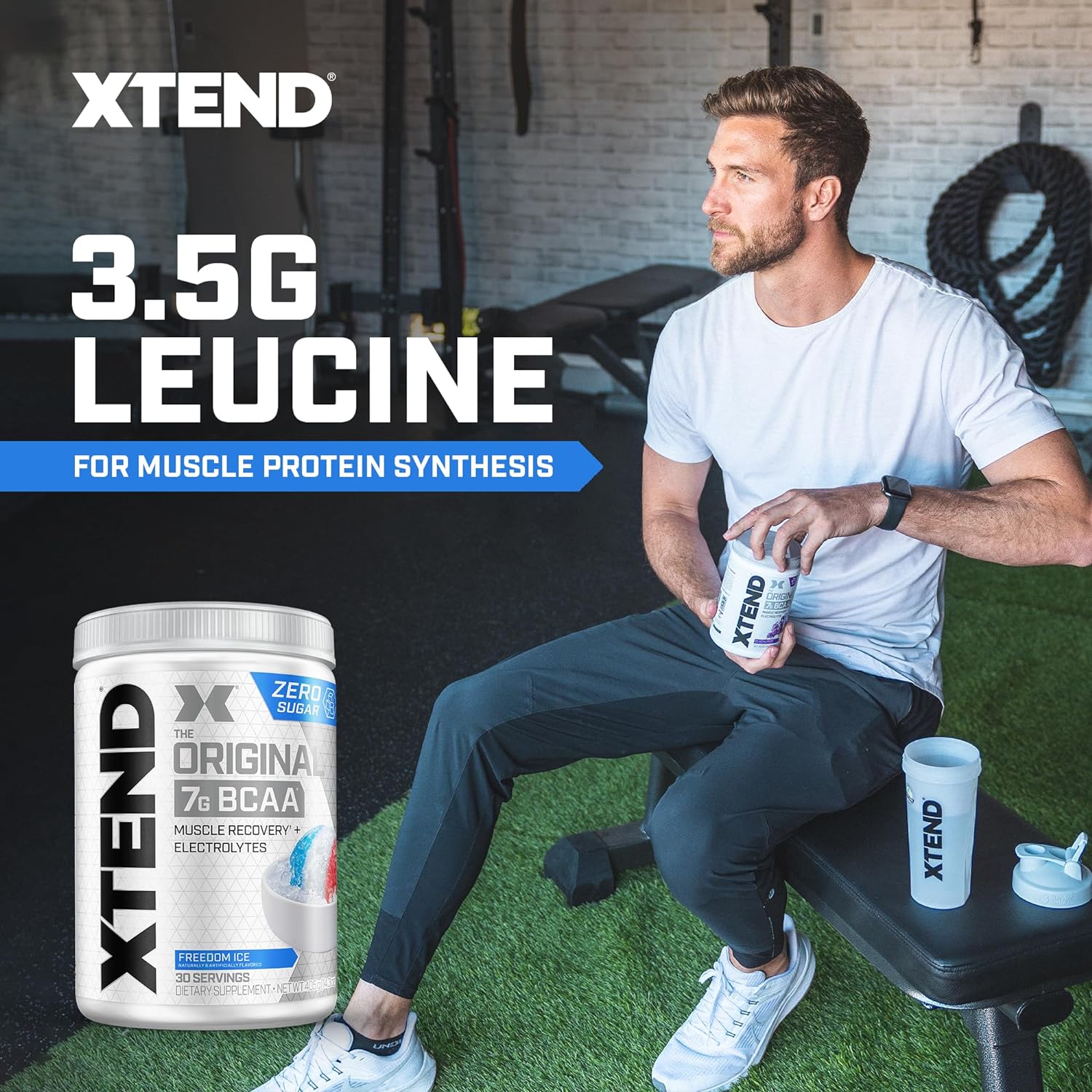 XTEND Original BCAA Powder Freedom Ice | Sugar Free Post Workout Muscl
