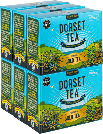 Dorset Tea Sunshine Blend 480 Tea Bags (6 Boxes Of 80 Tea Bags)