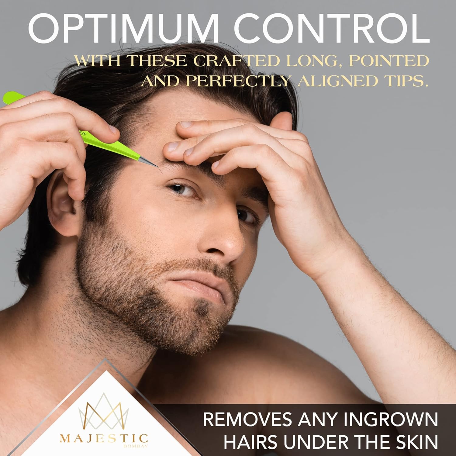 Surgical Tweezers For Ingrown Hair - Precision Sharp Needle Nose Pointed Tweezers For Splinters, Ticks & Glass Removal - Best For Eyebrow Hair, Facial Hair Removal (Light Pink) : Beauty & Personal Care