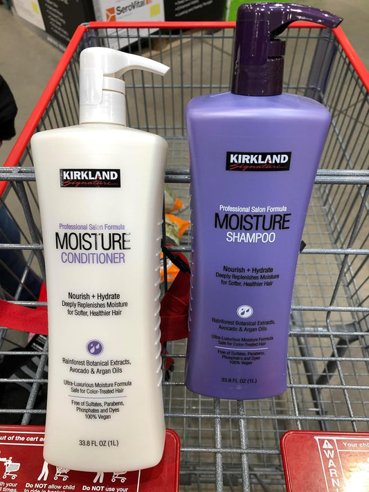 Kirkland Signature Professional Salon Formula Moisture Shampoo & Conditioner 1L | Pick One Of Your Options