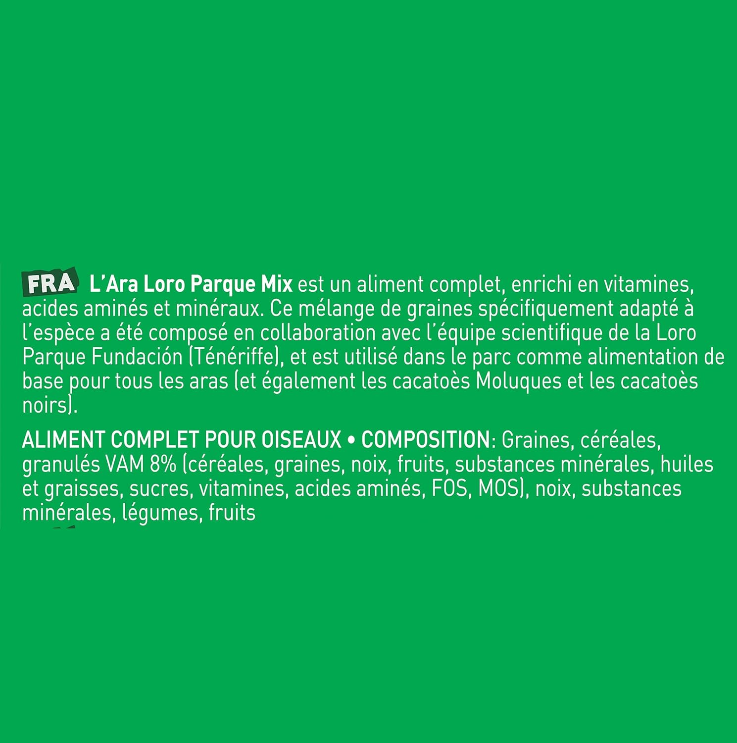 Versele-laga Prestige Loro Parque - Ara Parrot Mix - 15 kg :Pet Supplies