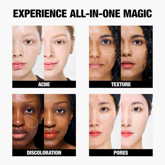 Multi-Use Pot Concealer - Triple Palette | High-Pigmented, Full Coverage & Crease-Proof | Korean Concealer For Dark Circles, Redness & Blemishes (02 Warm, 0.52 Oz)