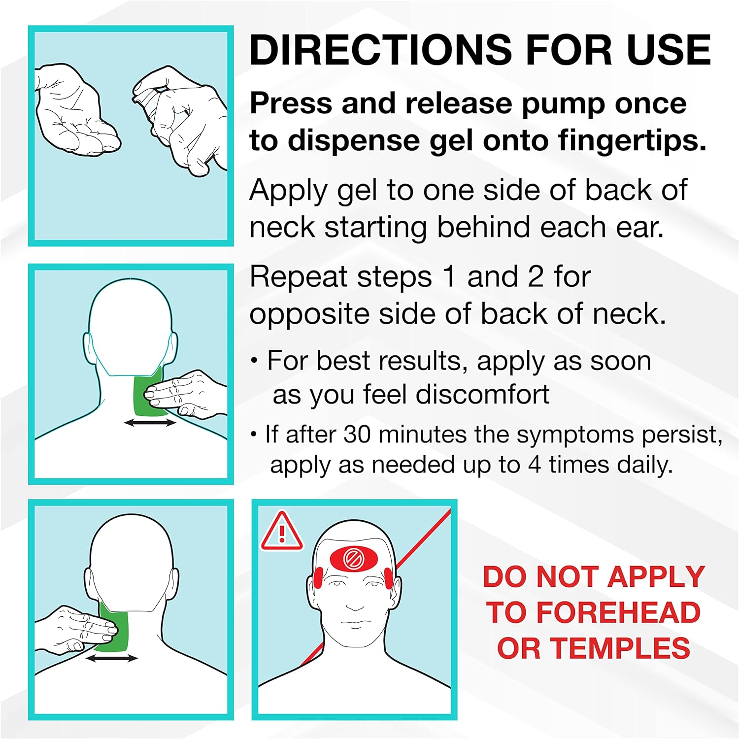 Stopain Migraine Pain Relief Gel Pump, 1.62oz, USA Made, Max Strength Fast Acting Research Proven Topical Effective at Any Stage, No Known Side Effects or Drug Interactions, HSA FSA Approved Products : Everything Else