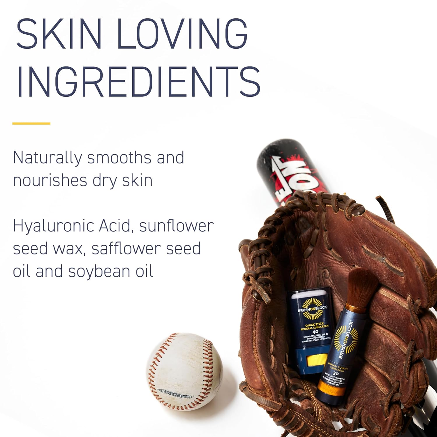 Brush On Block Quick Stick Spf 40, Mineral Sunscreen Stick, Uva/Uvb Protection, Water Resistant, Hawaii Compliant, Reef Friendly, 0.63 Oz : Beauty & Personal Care