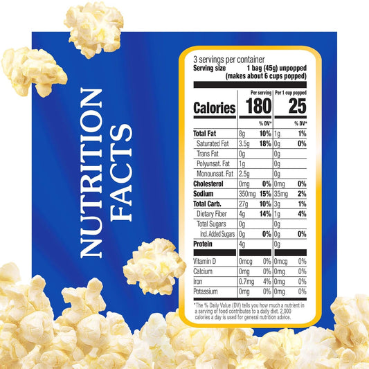 Act Ii 100 Calorie Butter Microwave Popcorn, 8 Ct 1.1 Oz Mini Bags