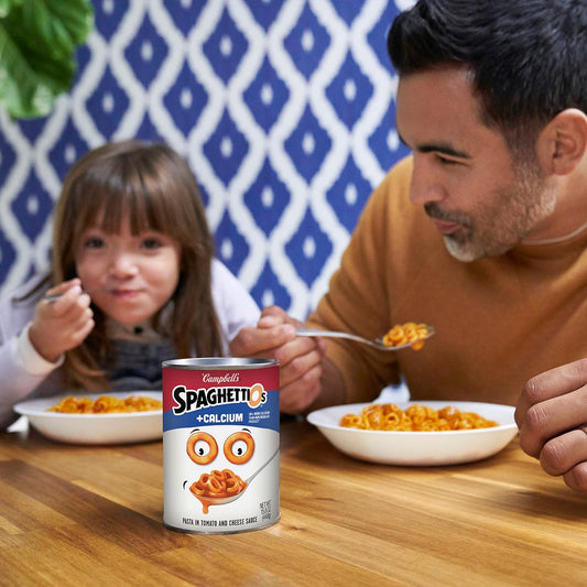 Spaghettios Original Canned Pasta Plus Calcium, 15.8 Oz Can