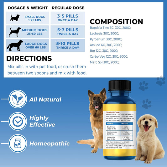 Immunity Boost For Dogs Supplement โ Strengthens Respiratory Health Support - Natural Dog Vitamins And Supplements - All Natural, Easy To Take Pills