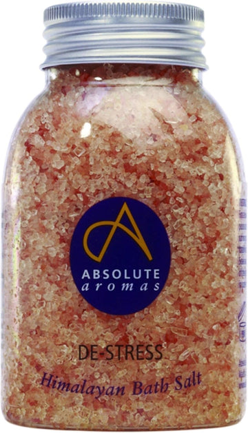 Absolute Aromas Detox Bath Salts 290G - Natural Pink Coarse Himalayan Salt Infused With 100% Pure Essential Oils Of Cedarwood, Grapefruit, Geranium And Juniperberry