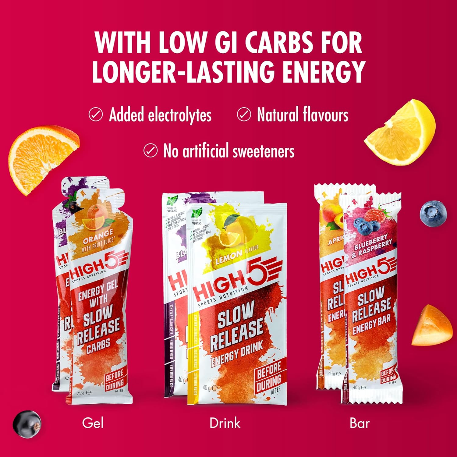 HIGH5 Slow Release Energy Pack | Low Gi Sports Energy | Enhanced with Ocean Minerals | Slow Release Energy Supply : Amazon.co.uk: Health & Personal Care